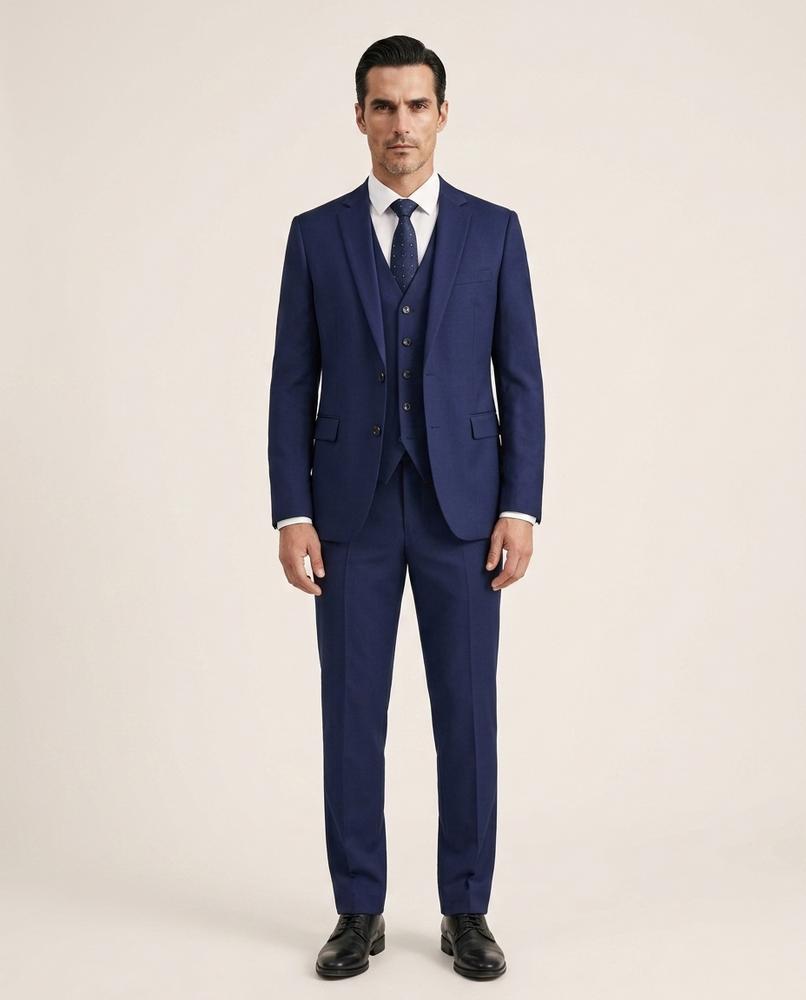 Zac & Sons - Vosor | Costume homme uni coupe régulière