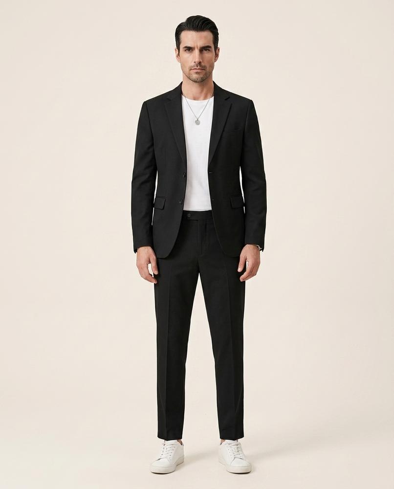 Zac & Sons - Aesur | Costume homme slim à deux boutons