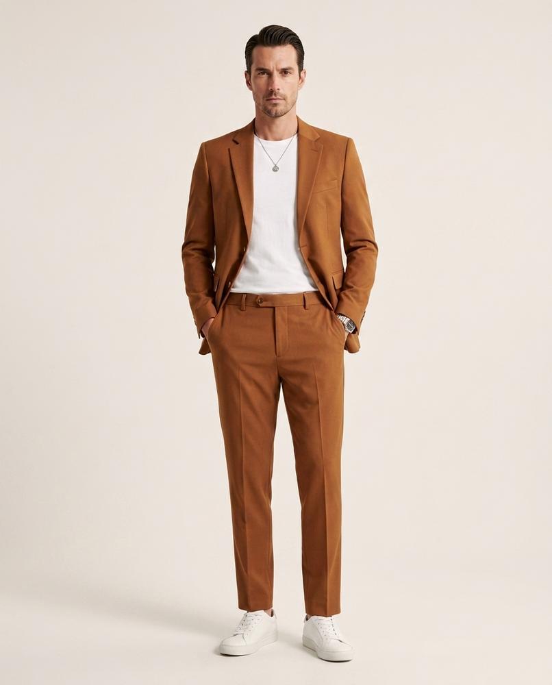 Zac & Sons - Aesur | Costume homme slim à deux boutons