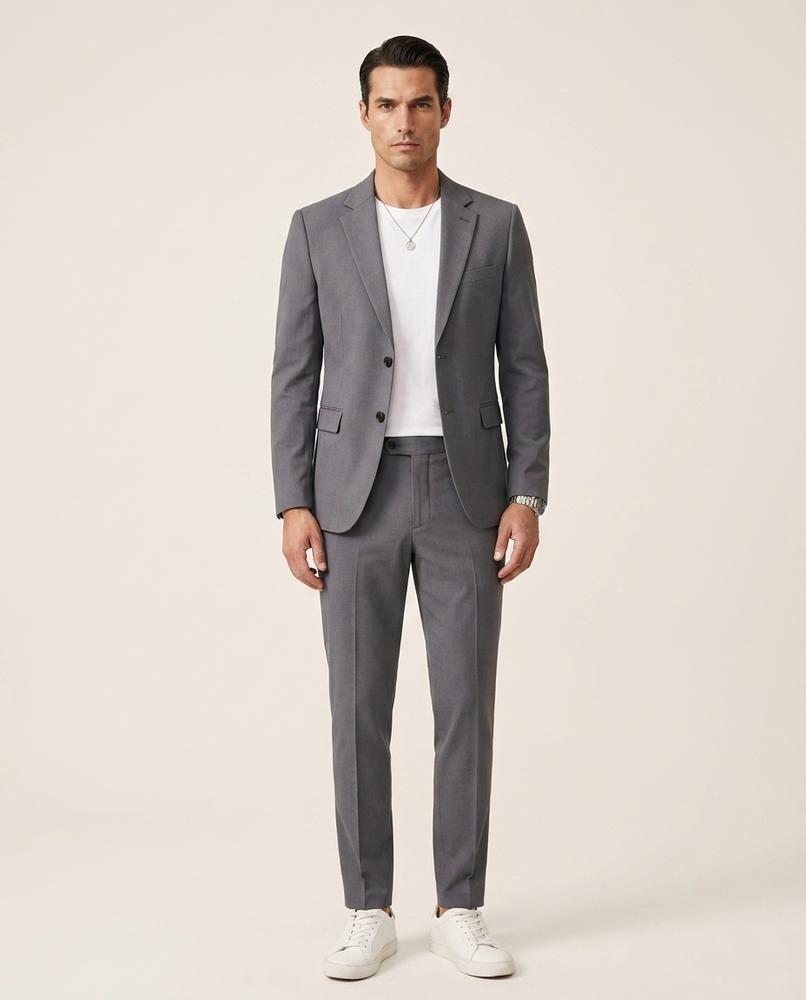 Zac & Sons - Aesur | Costume homme slim à deux boutons