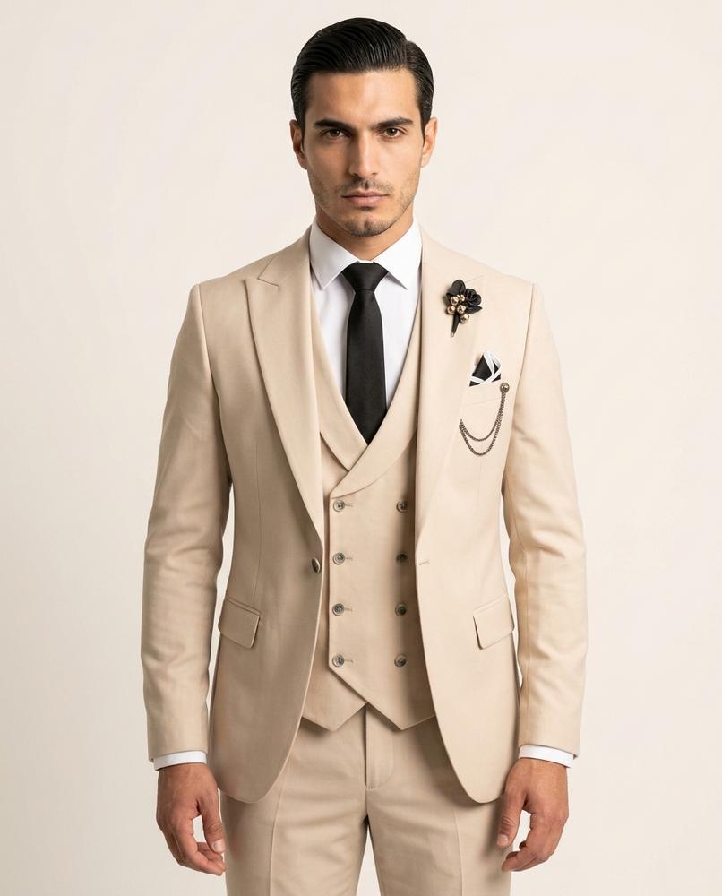 Zac & Sons - Vogum | Costume homme ajusté croisé