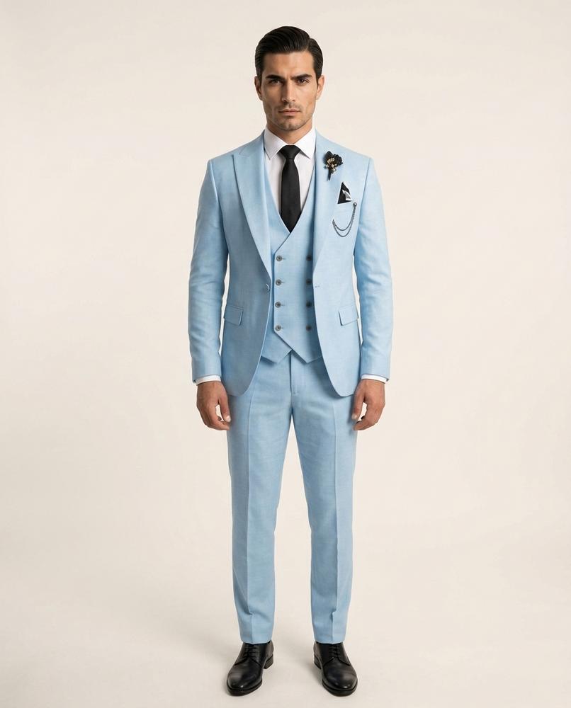 Zac & Sons - Vogum | Costume homme ajusté croisé