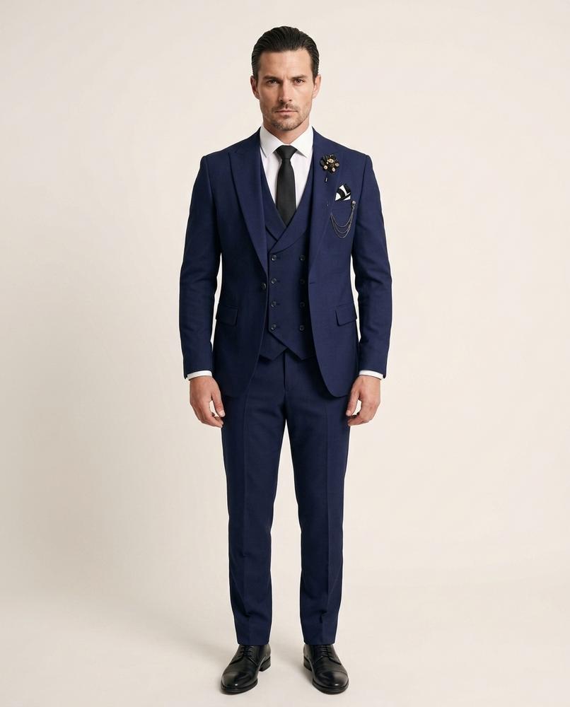 Zac & Sons - Vogum | Costume homme ajusté croisé