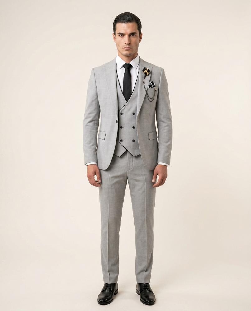 Zac & Sons - Vogum | Costume homme ajusté croisé