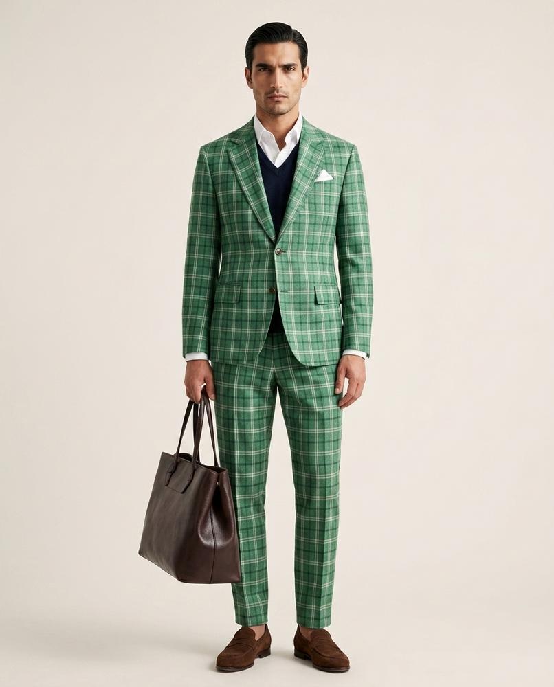 Zac & Sons - Kakum | Costume homme ajusté à carreaux