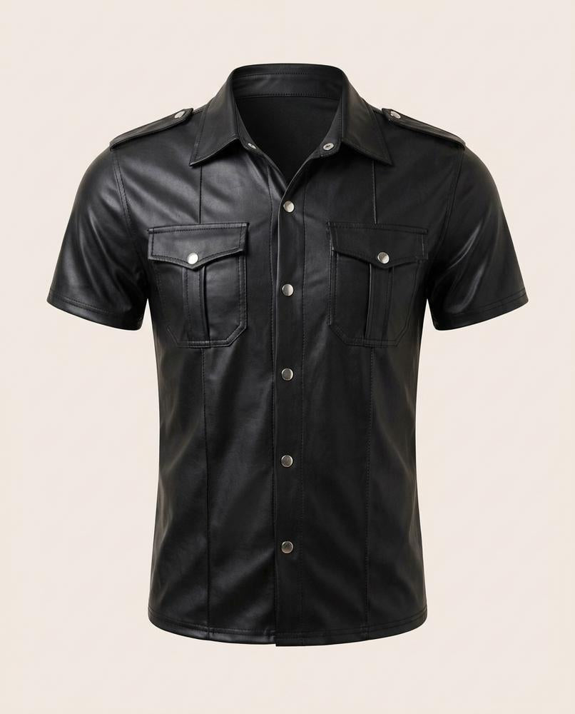 Zac & Sons - Cipiv | Chemise homme ajustée à manches courtes